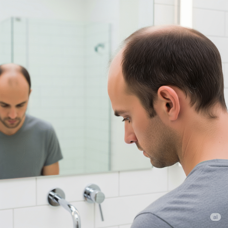 Image of a Hair Loss Person in Dubai